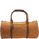Weekender Reisetasche Sporttasche vintage Leder Canvas 53cm cognac LE2004