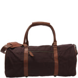 Weekender Reisetasche Sporttasche vintage Leder Canvas mokka LE2004