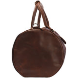 Weekender Reisetasche Sporttasche vintage Leder Canvas mokka LE2004