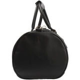 Weekender Reisetasche Sporttasche vintage Leder Canvas 53cm schwarz LE2004