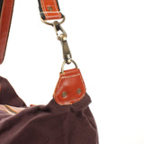 Reisetasche Weekender Handgepäck Leder Canvas mokka LE2010