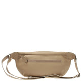 große Bauchtasche Umhängetasche Crossbody Ledertasche Leder sand LE3088