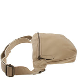 große Bauchtasche Umhängetasche Crossbody Ledertasche Leder sand LE3088