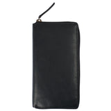 große Geldbörse für Damen Portemonnaie RFID Leder schwarz LE9032