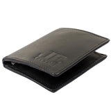 kleine Geldbörse für Damen & Herren Mini Portemonnaie RFID Leder schwarz LE9035