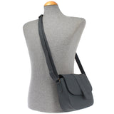 kleine Schultertasche Umhängetasche Damentasche Leder navy LE0074