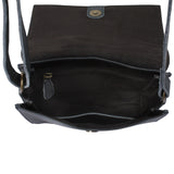 kleine Schultertasche Umhängetasche Damentasche Leder navy LE3082