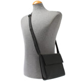 kleine Schultertasche Umhängetasche Damentasche Leder schwarz LE3082