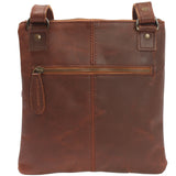 kleine Umhängetasche Damentasche Herrentasche Ledertasche braun LE3060