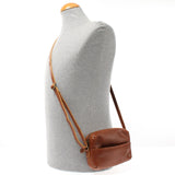 kleine Umhängetasche Ledertasche Damentasche Schultertasche Leder braun LE3080