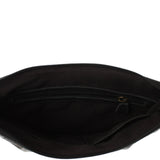 kleine Umhängetasche Damentasche Leder dunkelgrau LE0070