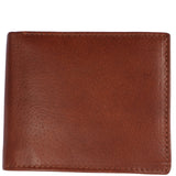 kompakte Geldbörse für Herren Portemonnaie RFID Leder braun LE9034