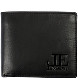 kompakte Geldbörse für Herren Portemonnaie RFID Leder schwarz LE9034