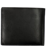 kompakte Geldbörse für Herren Portemonnaie RFID Leder schwarz LE9034