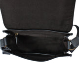 mittlere Schultertasche Umhängetasche Damentasche Leder navy LE3089