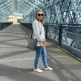 mittlere Umhängetasche Schultertasche Beuteltasche Damentasche Leder oliv LE0072