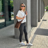 mittlere Umhängetasche Schultertasche Beuteltasche Damentasche Leder rehbraun LE0072