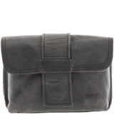 Gürteltasche Bauchtasche Hüfttasche Damen Herren Rindsleder grau LE9005