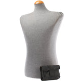 Gürteltasche Bauchtasche Hüfttasche Damen Herren Rindsleder grau LE9005