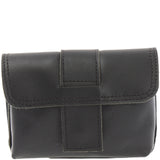 Gürteltasche Bauchtasche Hüfttasche Damen Herren Leder schwarz LE9005