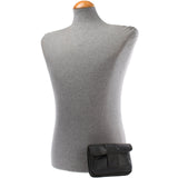 Gürteltasche Bauchtasche Hüfttasche Damen Herren Leder schwarz LE9005