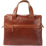 große Schultertasche Henkeltasche Shopper DIN A4 Handtasche Damen Leder braun LE0059