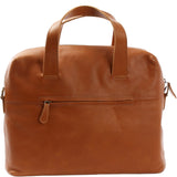 Schultertasche Henkeltasche Shopper DIN A4 Handtasche Damen Leder cognac LE0059