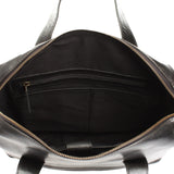 große Schultertasche Henkeltasche Shopper DIN A4 Handtasche Damen Leder schwarz LE0059