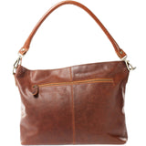 Schultertasche Umhängetasche Ledertasche Leder Damen braun LE0062