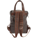 Canvasrucksack Freizeitrucksack Damen Herren DIN A4 Canvas grau LE1019