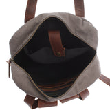 Canvasrucksack Freizeitrucksack Damen Herren DIN A4 Canvas grau LE1019