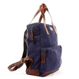 Canvasrucksack Freizeitrucksack Damen Herren DIN A4 Canvas navy LE1019
