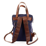 Canvasrucksack Freizeitrucksack Damen Herren DIN A4 Canvas navy LE1019