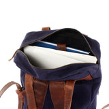 Canvasrucksack Freizeitrucksack Damen Herren DIN A4 Canvas navy LE1019