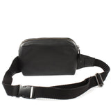 Gürteltasche Bauchtasche Hüfttasche Damen Herren Nappa Leder schwarz LE9029