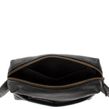 Gürteltasche Bauchtasche Hüfttasche Damen Herren Nappa Leder schwarz LE9029