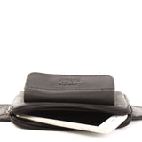 Gürteltasche Bauchtasche Hüfttasche Festivaltasche Büffelleder schwarz LE9015