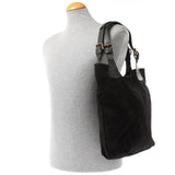 Henkeltasche Damentasche Veloursleder Leder schwarz LE0033