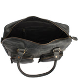 Schultertasche Handtasche Henkeltasche Damen Leder grau LE0046