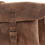 Messenger Bag Aktentasche Damen Herren Leder vintage braun LE3054
