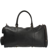 Reisetasche Weekender Sporttasche Ledertasche Damen Herren Leder 55cm schwarz LE2017