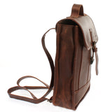 Freizeitrucksack Lederrucksack Cityrucksack Leder braun LE1030