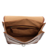 Freizeitrucksack Lederrucksack Cityrucksack Leder braun LE1030