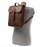 Freizeitrucksack Lederrucksack Cityrucksack Leder braun LE1030