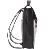 Freizeitrucksack Lederrucksack Cityrucksack Leder schwarz LE1030