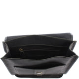 Freizeitrucksack Lederrucksack Cityrucksack Leder schwarz LE1030