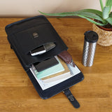 Freizeitrucksack Lederrucksack Cityrucksack Leder schwarz LE1030