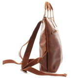 Rucksack Lederrucksack Freizeitrucksack Damen Herren Leder braun LE1031