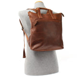 Rucksack Lederrucksack Freizeitrucksack Damen Herren Leder braun LE1031