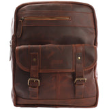 Lederrucksack Freizeitrucksack Wanderrucksack Leder braun LE1018